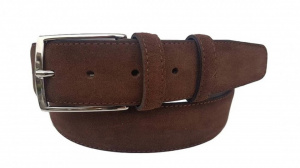 CINTURA UOMO 4 CM IN CAMOSCIO ORIONE BELTS ARTIGIANALE MADE IN ITALY