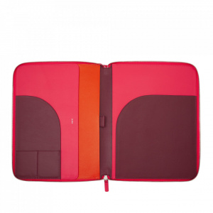 DUDU Cartella Portadocumenti A5 in Vera Pelle da Uomo Donna, Porta Tablet  iPad Mini, Portablocchi, Organizer per Blocco Note Quaderno A5 – Capodagli  1937