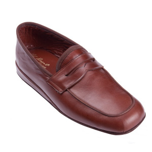 ESCLUSIVE PANTOFOLE UOMO IN PELLE CON STRINGA AL BAGATT MADE IN ITALY