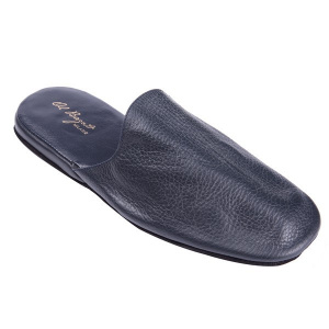 ESCLUSIVE PANTOFOLE UOMO IN PELLE DA VIAGGIO CON CUSTODIA AL BAGATT MADE IN ITALY