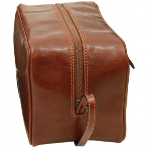 NECESSAIRE DA VIAGGIO IN PELLE OLD ANGLER FIRENZE