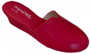 PANTOFOLA DONNA MILLY IN PELLE ARTIGIANALE MADE IN ITALY