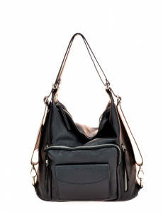 BORSA DONNA IN PELLE CONVERTIBILE IN ZAINO MONTINI FUTURA MADE IN ITALY
