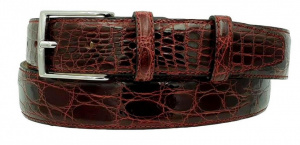 CINTURA UOMO 4 CM IN COCCODRILLO ORIONE BELTS ARTIGIANALE MADE IN ITALY