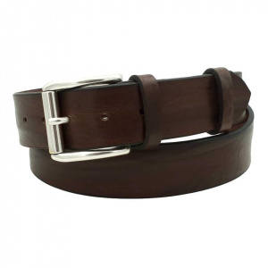 CINTURA UOMO 4 CM IN CUOIO DI TORO ORIONE BELTS ARTIGIANALE MADE IN ITALY