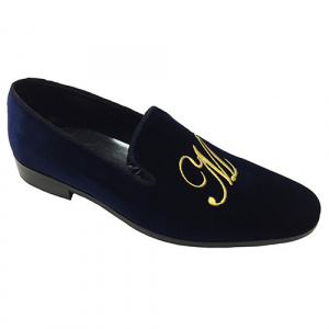 ESCLUSIVE PANTOFOLE MOCASSINO LUSSO IN VELLUTO PERSONALIZZABILI CON INIZIALI GAROFALO GIANBATTISTA ARTIGIANALI MADE IN ITALY