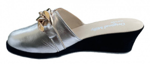 PANTOFOLA DONNA MILLY IN PELLE ARTIGIANALE MADE IN ITALY