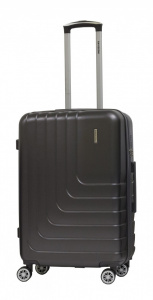 TROLLEY MEDIO RIGIDO 4 RUOTE RAVIZZONI LINEA TITANIO ESPANDIBILE