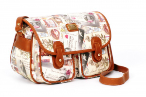 BORSA DONNA REPORTER MON AMOUR ARTIGIANALE MADE IN ITALY