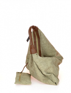 BORSA DONNA SACCA CON MANICI IN PELLE EFFETTO PITONE MONTINI DESDEMONA SNAKE MADE IN ITALY