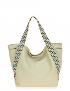 BORSA DONNA SACCA CON MANICI IN TESSUTO MULTICOLOR MONTINI GELSOMINA MADE IN ITALY