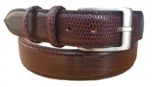 CINTURA UOMO 3,5 CM IN IGUANA ORIONE BELTS ARTIGIANALE MADE IN ITALY