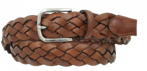 CINTURA UOMO 4 CM EXTRA LARGE INTRECCIATA IN CUOIO ORIONE BELTS ARTIGIANALE MADE IN ITALY