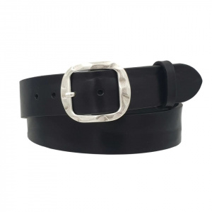 CINTURA UOMO 4 CM IN CUOIO DI TORO PLISSE' ORIONE BELTS ARTIGIANALE MADE IN ITALY