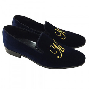 ESCLUSIVE PANTOFOLE MOCASSINO LUSSO IN VELLUTO PERSONALIZZABILI CON INIZIALI GAROFALO GIANBATTISTA ARTIGIANALI MADE IN ITALY