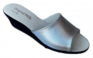 PANTOFOLA DONNA MILLY IN PELLE ARTIGIANALE MADE IN ITALY