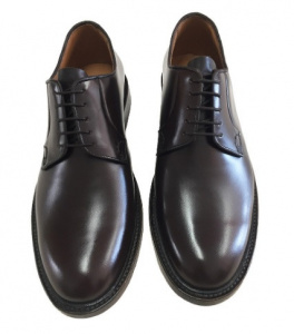 SCARPE UOMO STRINGATE IN PELLE GAROFALO GIANBATTISTA ARTIGIANALI MADE IN ITALY