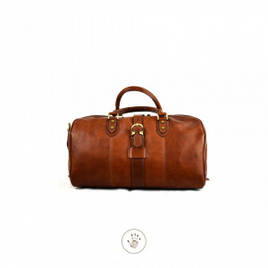 BORSONE PICCOLO IN PELLE DA VIAGGIO TORNABUONI FIRENZE MADE IN ITALY