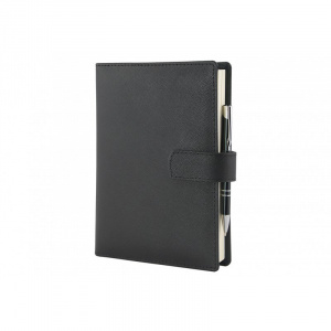 AGENDA GIORNALIERA IN PELLE SAFFIANO PROGRESSIO 17x24 CM MADE IN ITALY