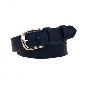 CINTURA UOMO 3,5 CM IN CUOIO DI TORO PLISSE' ORIONE BELTS ARTIGIANALE MADE IN ITALY