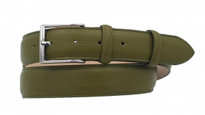 CINTURA UOMO 3,5 CM IN PELLE STAMPA CERVO ORIONE BELTS ARTIGIANALE MADE IN ITALY
