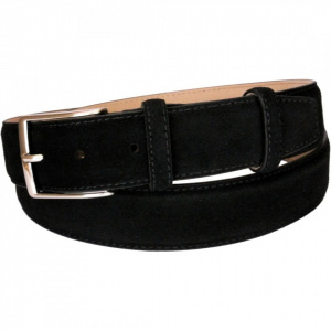 CINTURA UOMO 3,5 CM PIATTA IN CAMOSCIO ORIONE BELTS ARTIGIANALE MADE IN ITALY