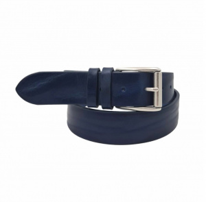 CINTURA UOMO 4 CM IN CUOIO ABRASIVATO CON BORCHIE ORIONE BELTS