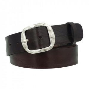 CINTURA UOMO 4 CM IN CUOIO DI TORO PLISSE' ORIONE BELTS ARTIGIANALE MADE IN ITALY