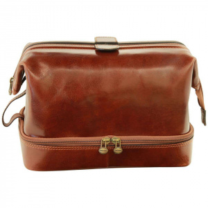 DUDU Beauty Case Donna Uomo in Pelle con Cerniera Zip, Borsa da Toilette  Grande Colori Vivaci, Ideale per Viaggi, Palestra, Terme, Interno  Idrorepellente – Capodagli 1937