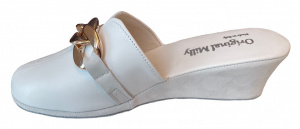 PANTOFOLA DONNA MILLY IN PELLE ARTIGIANALE MADE IN ITALY