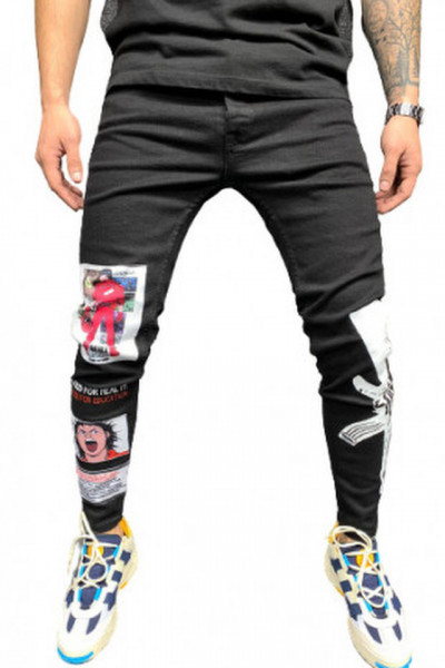 Blugi slim fit ak-47 cod B5673