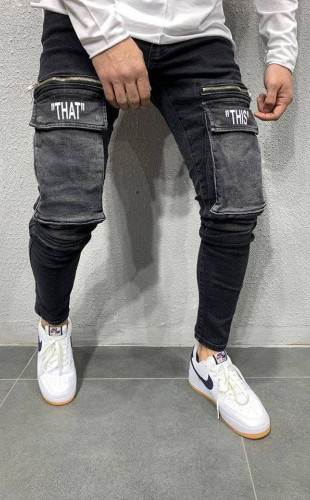 Blugi Skinny Conici Negru That This