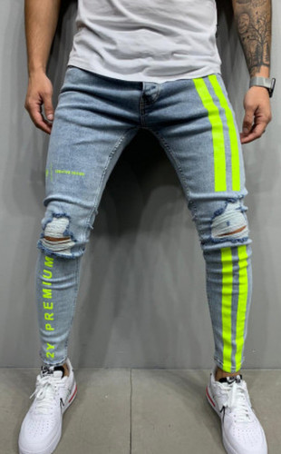 BLUGI SLIM FIT RUPTI STRIPED COD B5483