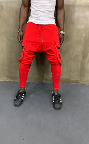 Pantaloni Trening Semi Tur Red