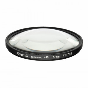 Filtru Macro Close Up +10 KnightX 77 mm Sticla optica SLIM