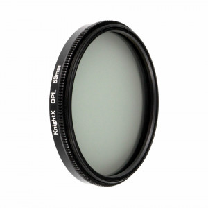 Filtru CPL ( polarizare circulara) KnightX 55 mm Super Slim