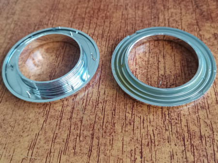 Inel tip capsa pentru perdele si draperii,inox 35 MM