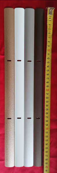 Lamela aluminiu 40cm-(jaluzele aluminiu) alb, maro, piersca, auriu...
