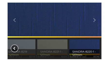 Lamele pentru jaluzele verticale 127mm sandra 8215- cu umeras