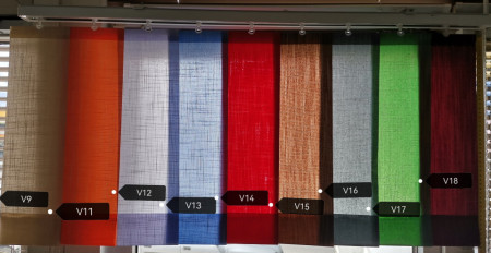 Lamele pentru jaluzele verticale EDEN V9-v18 cu umeras