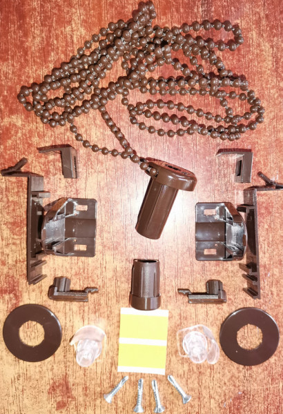 Sistem de prindere - Kit Clemfix Rulou zi si noapte pentru tub 17 maro tip-1