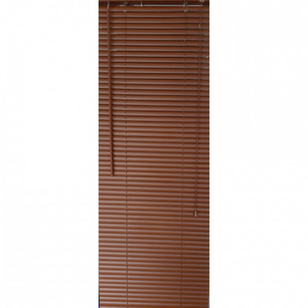aluzea orizontala material PVC, culoare maro, imitatie lemn,inchis, L 75cm xH 160 cm