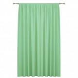 Perdea voal L 200x260 cm, culoare VERDE, prindere cu rejansa