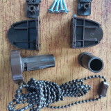 Sistem de prindere - Kit Rulou Textil pentru tub 17 cu bile 4.5mm-tip 2 maro