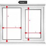 jaluzele orizontale aluminiu confectionata L 50 X120 CM ALB