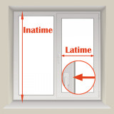 jaluzele orizontale aluminiu confectionata L 65 X 100 CM mult culori