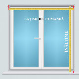jaluzele orizontale aluminiu alb OUTLET 90 cm x H 100 cm