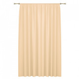 Perdea voal L 150x260 cm, culoare CREM INCHIS, prindere cu rejansa