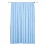 Perdea voal L 200x260 cm, culoare ALBASTRU, prindere cu rejansa