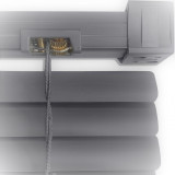jaluzele orizontale pvc/gri L 60 cm x 140cm